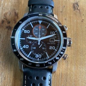 CITIZEN | ECO-DRIVE | BRYCEN | BLACK DIAL |WATCH